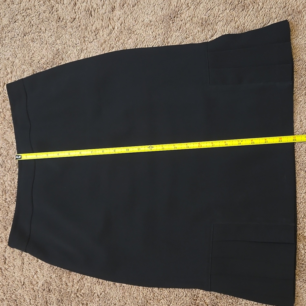 Tahari Black Pencil Skirt New Classic Workwear Office Style Capsule Wardrobe New